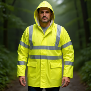 Chaqueta Impermeable Multi-Norm para Hombre de Reinhold, Talla L, Amarilla - Product Image 3
