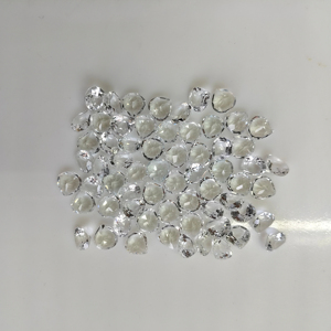 Topacio Blanco Natural de 7 mm, Corte Corazón, Piedra Preciosa Suelta de la Mejor Calidad para la Fabricación de Joyas - Product Image 2