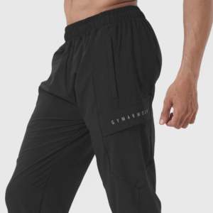 Vibra Luxury French Terry Joggers XL Smart Casual High Waist Pants with Pleats <b>Tie</b> Dye Pattern Embroidery Spandex <b>Black</b> Color - Product Image 6