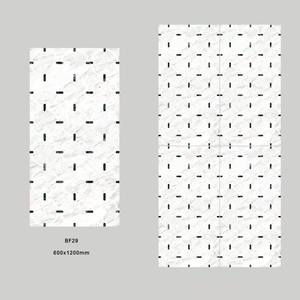 กระเบื้องปูพื้นเซรามิกมันเงาสูงขนาด600x1200มม. แบบทันสมัยเนื้อแข็งป้องกันคราบสกปรกทนทานสำหรับใช้ในครัวเรือนเชิงพาณิชย์สำหรับห้องนั่งเล่น - Product Image 6