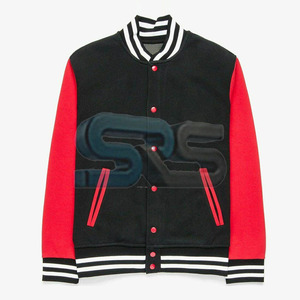 Hot Selling Custom <b>Men's</b> Letterman Winter <b>Jacket</b> Premium Quality Fashion Streetwear Oversized <b>Long</b> Sleeve Casual Outwear - Product Image 1