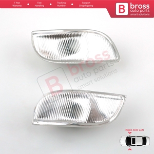 Lente de Indicador de Espejo Lateral BSP626 Derecha e Izquierda para Symbol MK3 Logan Sandero MK2 261653175R 261600977R - Product Image 2