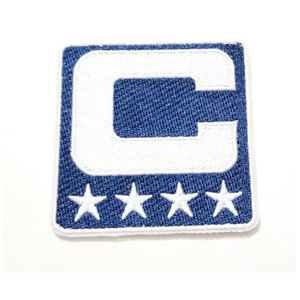 Parche de capitán C bordado personalizado con 4 estrellas doradas, emblema duradero para planchar o coser para equipos deportivos y clubes - Product Image 2