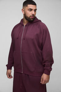 Chándal de Alta Calidad, Peso Pesado, 100% Algodón, Logotipo Personalizado, Chándal Extra Grande con Pantalones Acampanados y Sudadera con Capucha para Hombre - Product Image 3