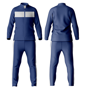 Ensemble de survêtement pour homme avec empiècements contrastés, veste et pantalon de jogging sportifs, vêtements de loisirs, vente en gros, logo personnalisé, qualité OEM, tendances - Product Image 4