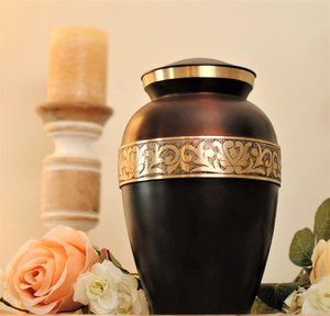 Urna de cremación para adultos de latón para cenizas humanas-Suministros de urnas para cenizas para adultos y mujeres - Product Image 4