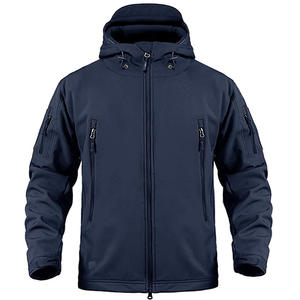 Veste coupe-vent imperméable décontractée pour homme avec capuche réglable, doublure en maille respirante et veste de pluie coupe-vent pour la neige - Product Image 5