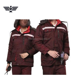 Overol de Trabajo Unisex de Algodón Reflectante y Cómodo, Chaqueta de Seguridad Industrial con Capucha Estampada en Serigrafía para Hombre y Mujer - Product Image 4