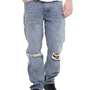Pantalones vaqueros de mezclilla personalizados OEM para hombre, ajustados, de tela elástica, proveedor mayorista de fábrica con etiqueta privada Pakistán - Product Image 2