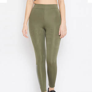 เลกกิ้งเอวสูงสำหรับเล่นโยคะฟิตเนสของผู้หญิงไซส์ XL แห้งเร็วผ้าปิดเอวยางยืดพิมพ์ลายแบบกำหนดเองขนาดพิเศษขายส่ง - Product Image 1