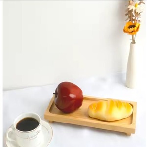 Bandeja de bambú rectangular personalizada, diseño Art Deco, venta al por mayor, cesta de desayuno para Spa, juego de servicio para comida, frutos secos, cubiertos de caramelo, para Diwali - Product Image 1