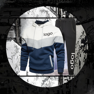 Gelenco 2026 Sweat à capuche décontracté pour homme, marque de mode d'hiver, logo personnalisé, 2 pièces, jogging, séchage rapide, polaire premium, poche, sérigraphie - Product Image 3