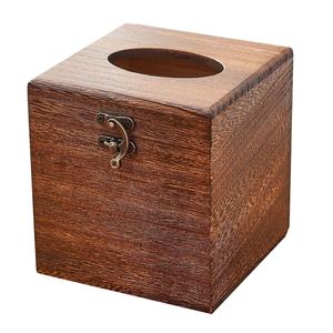 Boîte à mouchoirs en bois blanc, rectangulaire, faite à la main, housse, vente en gros, économique - Product Image 6