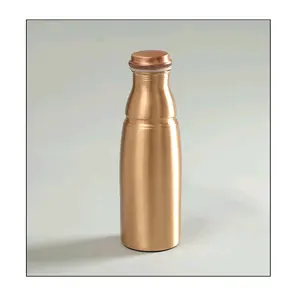 New Elegant Design Bottom Copper Bottle With Glass Handmade High Quality For Home Kitchen Hotel Bar Travelling