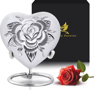 Urne funéraire élégante en forme de cœur de vin pour un souvenir affectueux des cendres, disponible à prix de gros - Product Image 6
