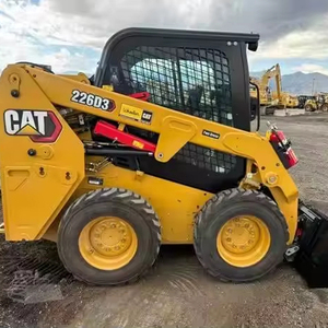 Chargeur de boeuf de dérapage de roue du chat 226D3 d'importation originale avec de haute qualité pour la vente bon marché - Product Image 1