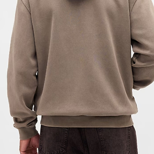 Sudadera Casual para Hombre con Diseño de Color Sólido y Logotipo Personalizado, Mangas Largas, Costuras de Alta Calidad, Cierre de Cremallera y Capucha - Product Image 6