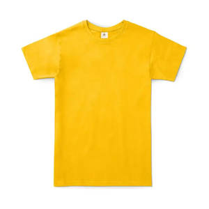 T-shirt jaune pour hommes 100% coton Comfort Soft Heavy S-XL T-shirts pour hommes de haute qualité - Product Image 1