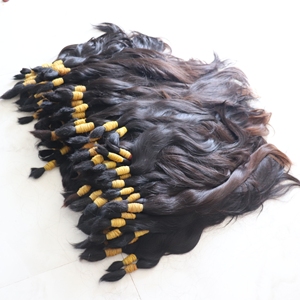 Cabello vietnamita solo donante cabello a granel precio al por mayor fábrica Natural negro Remy sedoso onda recta trama única humano 12a - Product Image 5