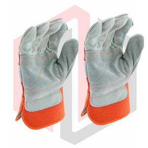 ถุงมือหนังคอตตอนปาล์มทนความร้อนระบายอากาศได้ดีทนทานปรับแต่งความยาวได้ - Product Image 4