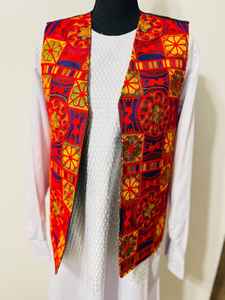 2025 Handmade High Quality Traditional Tribal <b>Embroidered</b> Men's <b>Waistcoat</b> Vintage Afghani Style Short Vests Outer Wear - Product Image 3