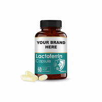 Capsules de lactoferrine |   Complément alimentaire en poudre d'extrait de plantes |   Pur et naturel |   Complément de lactoferrine