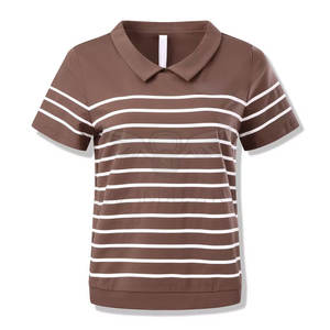 T-shirt personnalisé 100% Polyester 2023 décontracté pour femme, Polo brodé, nouvelle collection - Product Image 2