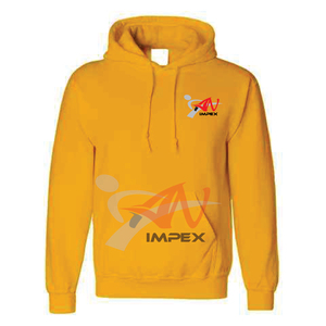 Sweat à capuche pull-over avec logo d'impression personnalisé de haute qualité pour hommes matériau personnalisé sweat-shirt à capuche flexible pour hommes - Product Image 2