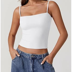 Ropa informal de secado rápido para mujer, camiseta sin mangas a precio al por mayor, la mejor camiseta sin mangas hecha en poliéster para mujer - Product Image 2