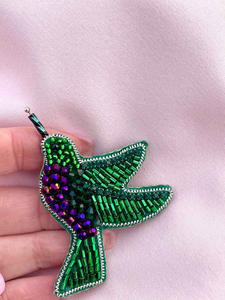 Broche de cuentas hecho a mano nuevo diseño por glowin fashion - Product Image 2