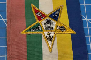 Masonic regalia Holy Royal Arch SASH RA chapter ที่มีขอบสีทอง | ขายส่งปลอกคอเครื่องราชกกุธภัณฑ์และสายสะพาย - Product Image 2