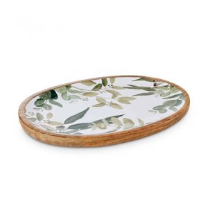 Plato de servir de madera hecho a mano clásico para la industria de la hostelería que proporciona una presentación de mesa estética y de alta calidad - Product Image 4