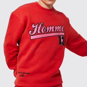 Vente chaude Casual Puff Impression Survêtements Manches Longues et Couleur Unie XL Taille Polaire pour L'hiver avec Logo Personnalisé - Product Image 4