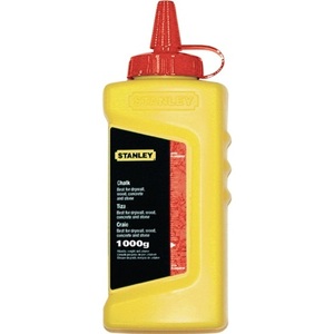 Tiza Roja Impermeable Stanley de 1000g, Difícil de Disolver, Herramienta para Manualidades con Botella de Plástico - Product Image 1