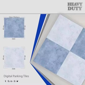 Suministros de fábrica 400x400mm Suelo digital de porcelana para exteriores de alta resistencia Azulejos de estacionamiento de cerámica disponibles en 9mm/12mm de espesor - Product Image 6