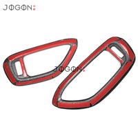 Pour Hyundai I30 N I30 2020 2021 2022 2023 fibre de carbone sèche tableau de bord côté évent cadre couverture intérieur accessoires 2 pièces
