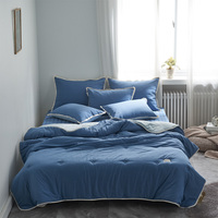 Ensemble de couette en micro modal biologique de qualité supérieure Eco Premium, utilisable toute l'année, 400TC, moderne, exceptionnellement doux et léger