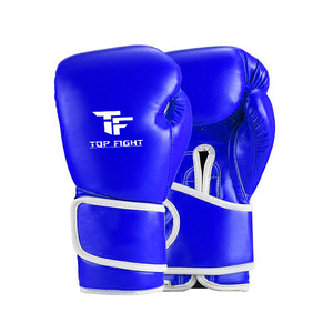 Gants de boxe en cuir de vachette haut de gamme pour le kick-boxing et le fitness, avec lacets, modèle Winning - Product Image 4