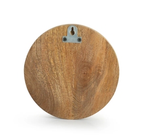 Placa de pared decorativa para retiro de montaña, madera de mango colgante, decoración de pared de madera hecha a mano, diseño redondo artístico para granja - Product Image 4