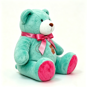 Conejo de peluche personalizado con lazo rosa y oso bordado de 51cm-99cm para edades de 3 años en adelante - Product Image 2