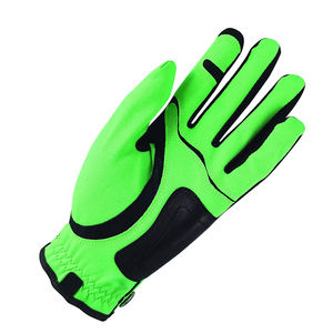 Guante de Golf de piel de oveja verde para hombre, ajuste a compresión, cuero genuino, tamaño Universal para mano izquierda, accesorio deportivo Premium - Product Image 5