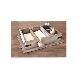 Rustic Farmhouse Handmade Wooden <b>Napkin</b> <b>Holder</b> | Wooden Tabletop Organizer for Kitchen, Dining Table, Cafe & Restaurant - Product Image 2