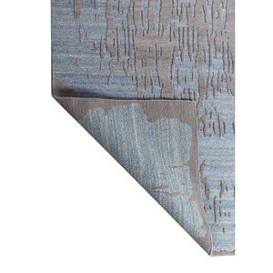 Alfombras de Nailon Anudadas a Mano de Gran Tamaño Aprezo, Diseño Abstracto Gris y Negro para Sala de Estar, Pasillo, Entrada -AIWN-3001 - Product Image 5