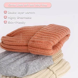 Chapeau Bobble Design sur mesure Chapeau Bobble d'hiver Chapeau Bobble en laine biologique personnalisé en gros - Product Image 3