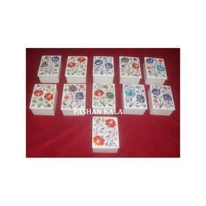 Boîtes à médicaments et cadeaux de fête du Ramadan de qualité supérieure, aspect moderne, grande quantité, travail artisanal en marbre incrusté, magnifique travail de picchakari - Product Image 1