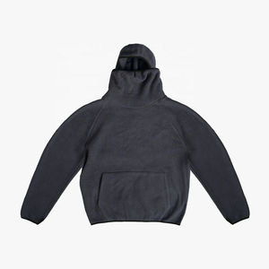 Sudaderas con Capucha de Invierno para Hombre, 100% Algodón, Impresión Personalizada, Cierre Completo, Felpa, Estilo Vintage, Hombros Caídos, Ropa Urbana Unisex, Estilo Ninja - Product Image 5