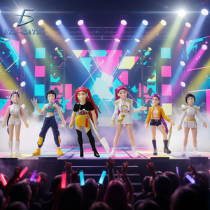 กล่องสุ่มตุ๊กตาพลาสติกนักล่าปีศาจเคป๊อป สำหรับสะสม เล่น และจินตนาการ - Product Image 2