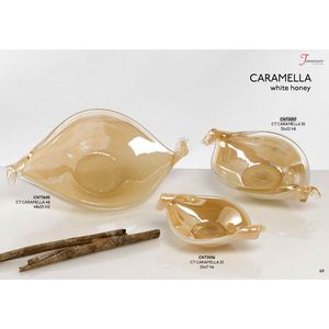 Tammaro Home centre de table en verre italien de qualité supérieure Candy en couleur miel blanc décorations pour la maison décoration de la chambre - Product Image 6
