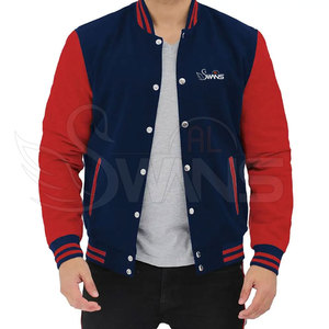 Chaqueta Letterman personalizada de la mejor calidad para hombre para Otoño Invierno de secado rápido cómodo con forro polar de cuero hecho de lona - Product Image 2