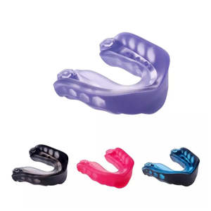 Top Trending Green & Black Color Custom Logo Premium Quality Mouth Guard Case Silicate Material Eco-Friendly Sports Protection - Product Image 6